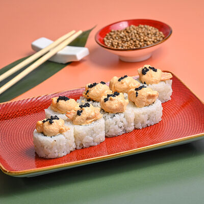 Ролл Креветка том ям в Зебры по цене 590 ₽