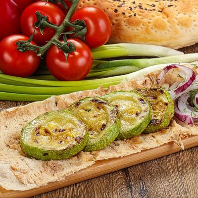 Кабачок с салом на углях в Огонек по цене 260 ₽