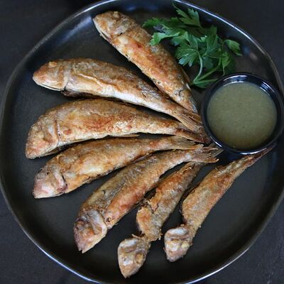 Барабулька с соусом ткемали в Sesilia по цене 920