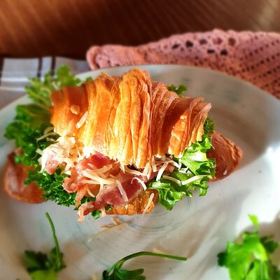 Летний завтрак со скрэмблом и креветкамив Пряный Тимьян по цене 445 ₽