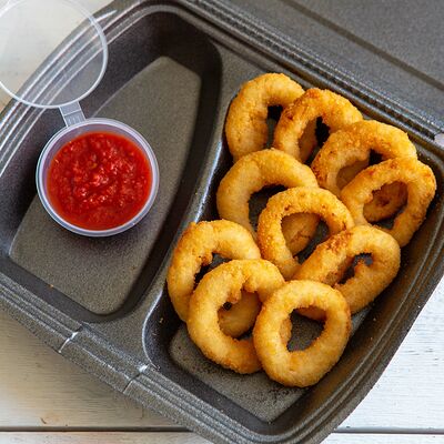 Луковые кольца в панировке в 4 Лосося по цене 229