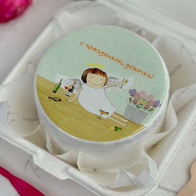 Бенто-торт С праздником, девочки в Tort4u по цене 1590 ₽