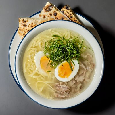 Суп куриный с яйцом в Пицца 22 сантиметра по цене 450 ₽