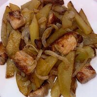 Жареная картошка с мясом в Шашлык & Лаваш