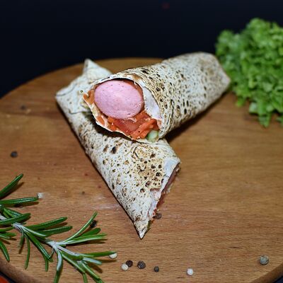 Сосиска в лавашев Mr. Grill по цене 200 ₽