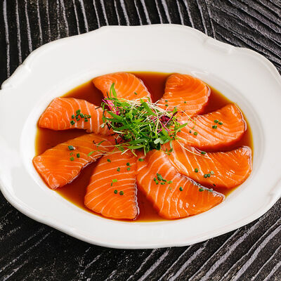 Крудо из лосося в Ginza по цене 1990 ₽