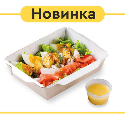 Салат Скандинавский в Вкуснолюбов café по цене 355 ₽