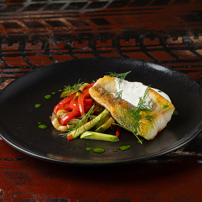 Судак с овощами в Bistro 113 по цене 920 ₽