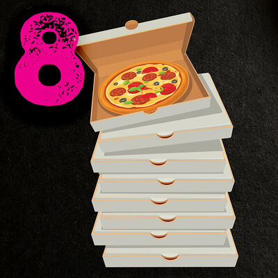 Сет 8 восемь пицц в Pronto Pizza по цене 4170 ₽