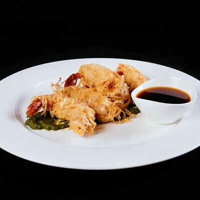 Креветки Тэмпура с соусом Азия в Oysters по цене 800 ₽