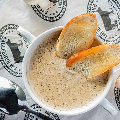 Грибной крем-суп в Бургерная №1 по цене 370 ₽