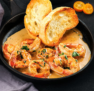 Лангустины в сливочном соусе с базиликом в Mojo по цене 730