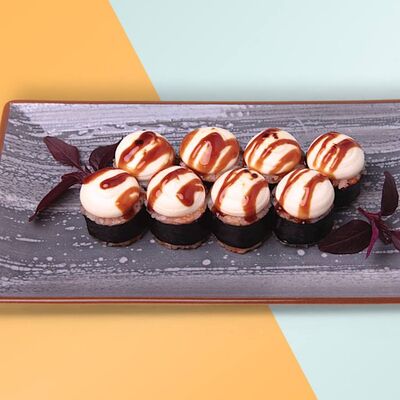 Запеченный креметте с крабом в Дарк лава по цене 660 ₽