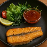 Стейк из лосося в VinBurger