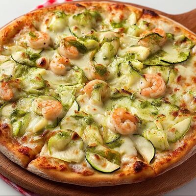 Пицца Креветка-кокетка (30 см) в Хайп Пицца-бар по цене 1440 ₽