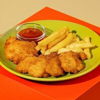 Наггетсы с картошкой фри в Табаско