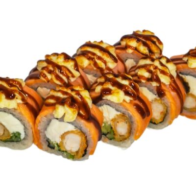 Запеченная Филадельфия с креветкой в Добрая кухня по цене 849 ₽