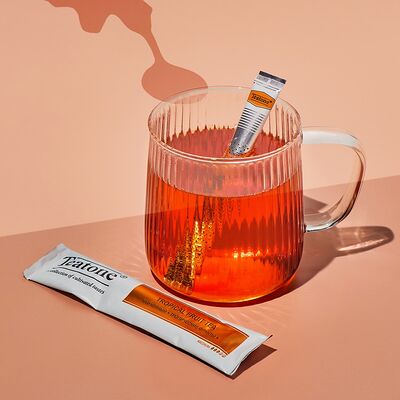 Чай в стике чёрный Тропические фрукты в Dostaевский по цене 44 ₽