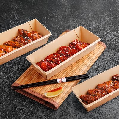 Крылья в соусе терияки, крылья в соусе сладкий чили, крылья в соусе кимчив Лапшичная по цене 900 ₽