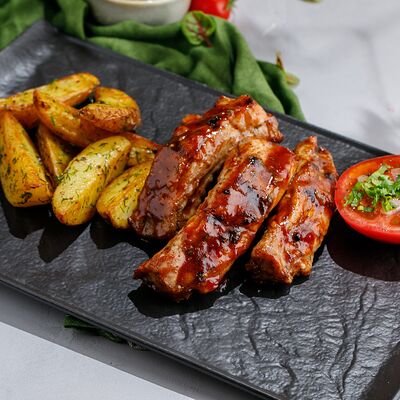 Рёбра BBQ в Мангал&Грузия по цене 870 ₽