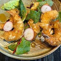 Креветки в миндале в Brizola BBQ