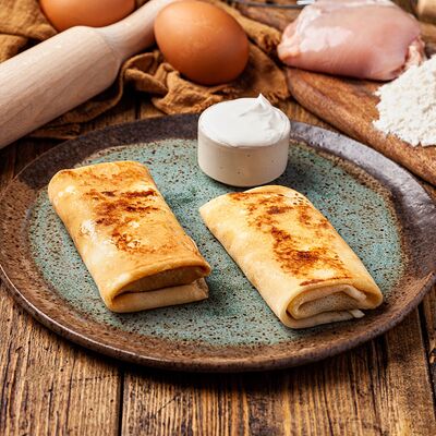 Блинчики с курицей в Сябры по цене 450 ₽