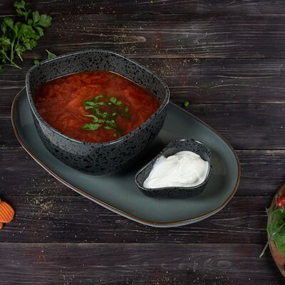 Борщ с телятиной в Ассадо по цене 500 ₽