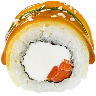 #202 ролл с огурцом и копченым лососем в GODZILLA по цене 7 р.