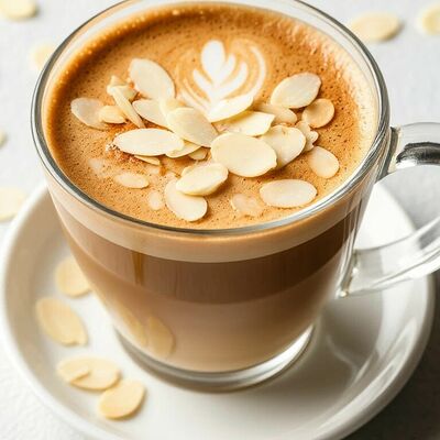 Миндальный латте в Пончик по цене 360 ₽