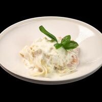 Паппарделле со страчателлой в Beer & Fire Grill