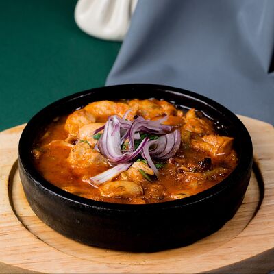 Чахохбили из курицы в Пиросмани по цене 870 ₽