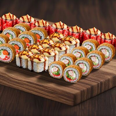 Сет Таити в ОЛИО пицца и суши по цене 1713 ₽