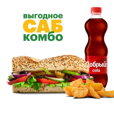 Комбо Овощной 15 см в Subway по цене 500 ₽
