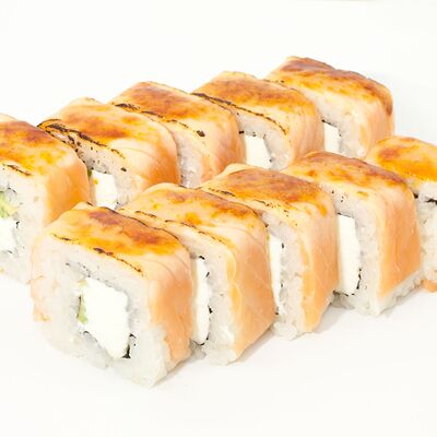 Лонг-Ролл Филадельфия карамель в Hot-Pizza по цене 620 ₽