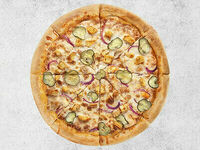 Биг Чикен Пицца Пан тесто в Pizza HeartPizza Hut