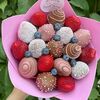 Букет из клубники в шоколаде с голубикой Вдохновение в Sweet Berry по цене 3190