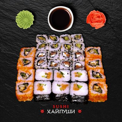 Футомаки микс №5 в Sushi Хайпуши по цене 1410 ₽