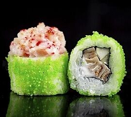 Запеченный гребешок в Суши Стар по цене 812 ₽