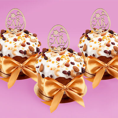 Большой набор куличей Снежная коллекция в Vibecream мороженое по цене 8999