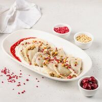 Вареники с вишней и сметанным кремом в АндерСон