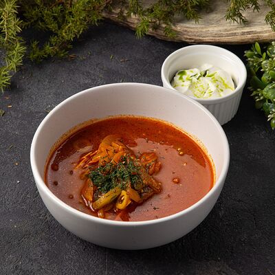 Солянка с ловозерской олениной в Пилигрим по цене 790 ₽