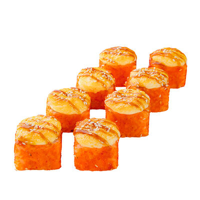 Запеченный лосось в шапке в МАМАСУШИПИЦЦА по цене 600 ₽