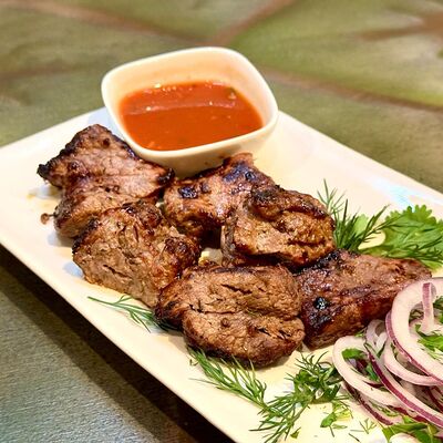 Шашлык из говядины в Чайхана Кишлак по цене 599 ₽