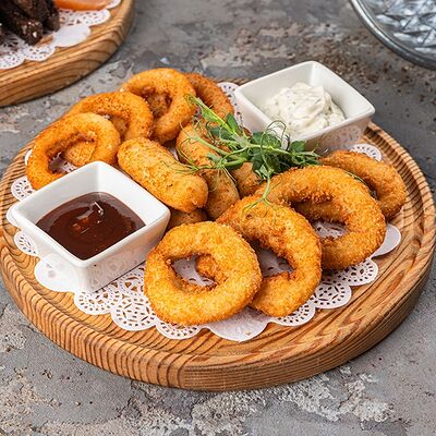 Хрустящие кольца в Дворец свадеб по цене 390 ₽