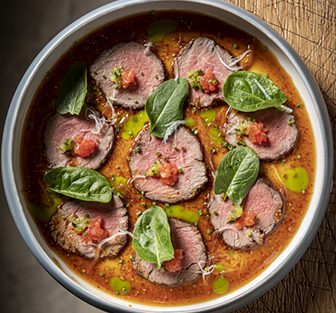 Татаки из говядины в COBA restaurant по цене 1600 ₽