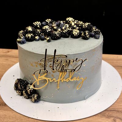 Торт Happy birthday №1 в Nu Natali Cakes по цене 5350 ₽