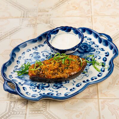 Запеченный баклажан с овощами в Катюша Katyusha по цене 550