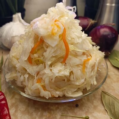 Капуста квашеная в Хомячок по цене 140 ₽