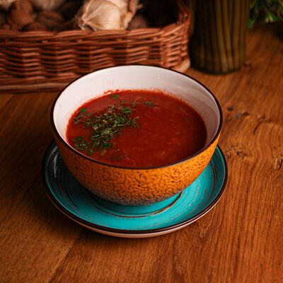 Харчо с говядиной в Хачапури и Вино по цене 555 ₽