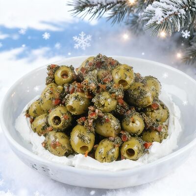 Маринованные Оливки с домашним мацони в Мамули по цене 3200 ₽